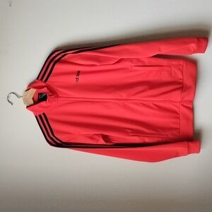 Adidas Men's Vibrant Red Track Jacket